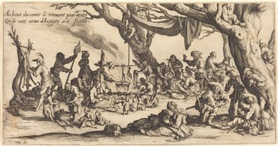 La fête des Bohémiens - Jacques Callot