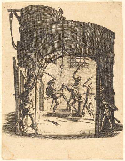 La flagellation - Jacques Callot