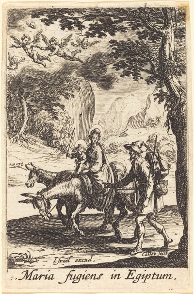 La fuite en Égypte, vers 1630 - Jacques Callot
