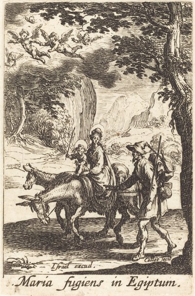 La fuite en Égypte - Jacques Callot
