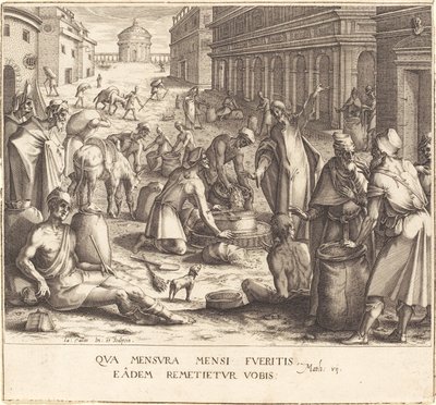 Les peseurs de grains - Jacques Callot