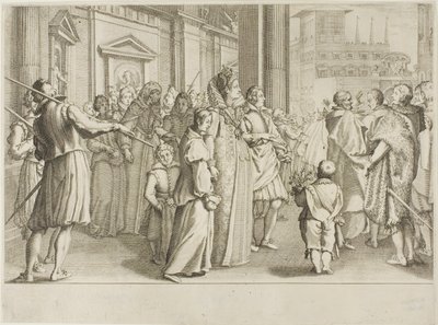 La Grande-Duchesse Christine de Lorraine escorte à l
