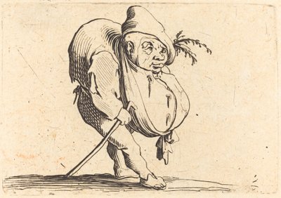Le Bossu avec une Canne - Jacques Callot