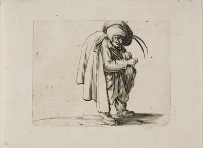 Le joueur de vielle, de Varie Figure Gobbi - Jacques Callot