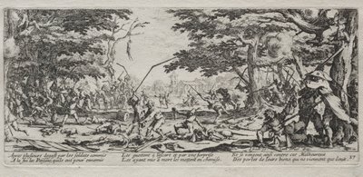 Les Grandes Misères de la guerre : La vengeance des paysans, 1633 - Jacques Callot