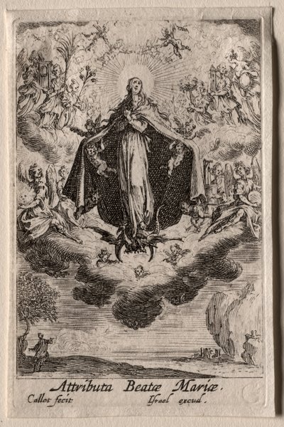 La Vie de la Vierge: Les Attributs de la Vierge - Jacques Callot