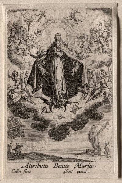 La Vie de la Vierge: Les Attributs de la Vierge - Jacques Callot