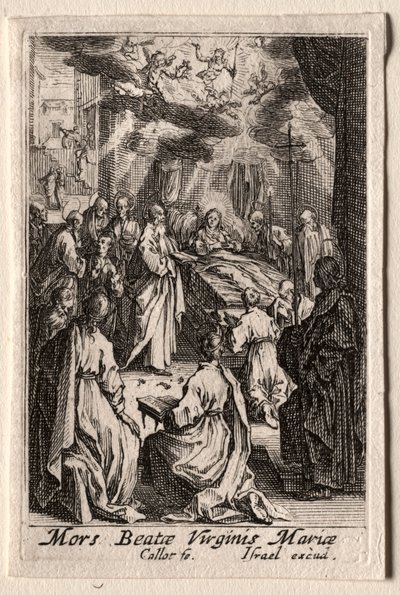 La Vie de la Vierge: La Mort de la Vierge - Jacques Callot