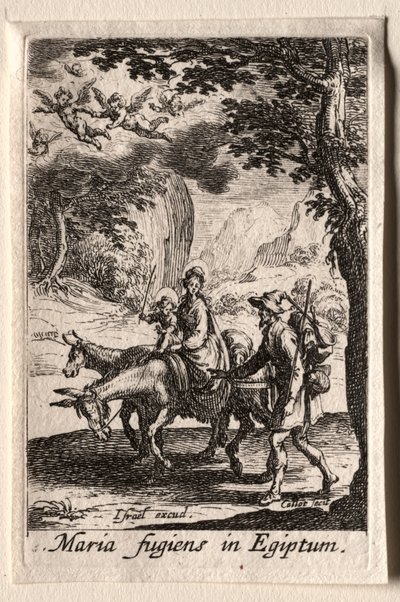 La Vie de la Vierge: La Fuite en Égypte - Jacques Callot