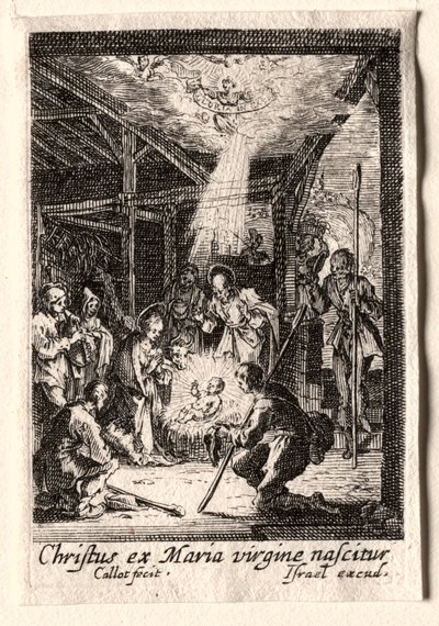 La Vie de la Vierge: La Nativité - Jacques Callot