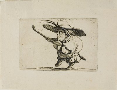 Le joueur de luth, de Varie Figure Gobbi - Jacques Callot