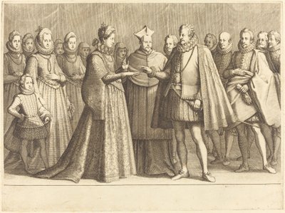 Le Mariage de Ferdinand et Christine de Lorraine - Jacques Callot