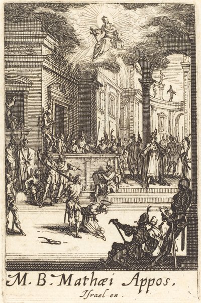 Le martyre de Saint Matthieu - Jacques Callot