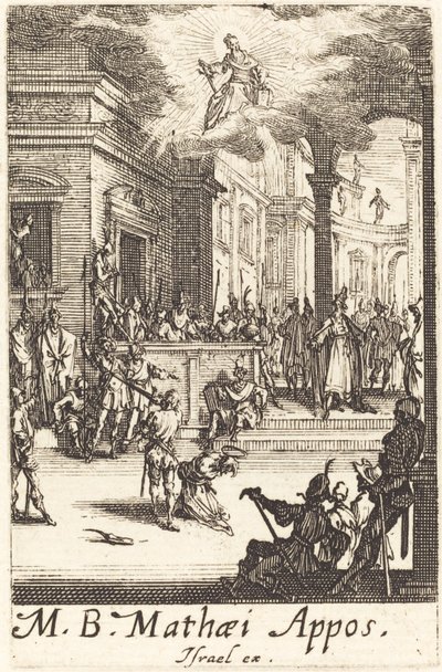 Le martyre de Saint Matthieu - Jacques Callot