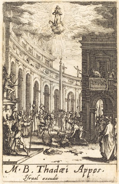 Le martyre de Saint Thaddée - Jacques Callot