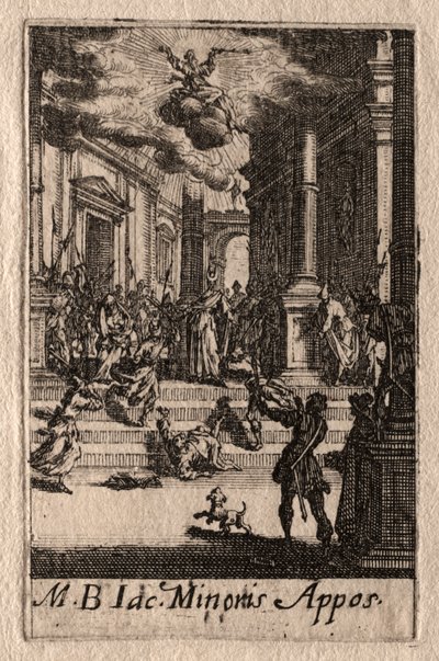 Le Martyre des Apôtres : Saint Jacques le Mineur - Jacques Callot