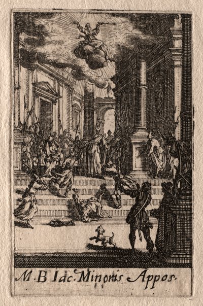 Le Martyre des Apôtres : Saint Jacques le Mineur - Jacques Callot