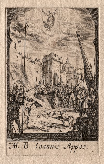 Le martyre des apôtres : Saint Jean l