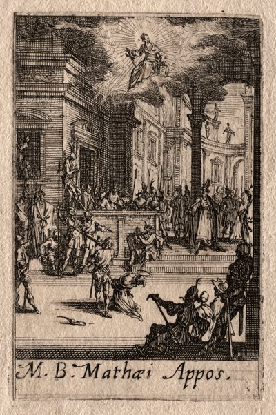 Le Martyre des Apôtres : Saint Matthieu - Jacques Callot