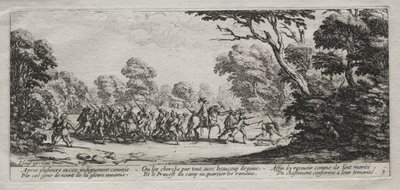 Les misères de la guerre : Arrestation des malfaiteurs, 1633 - Jacques Callot