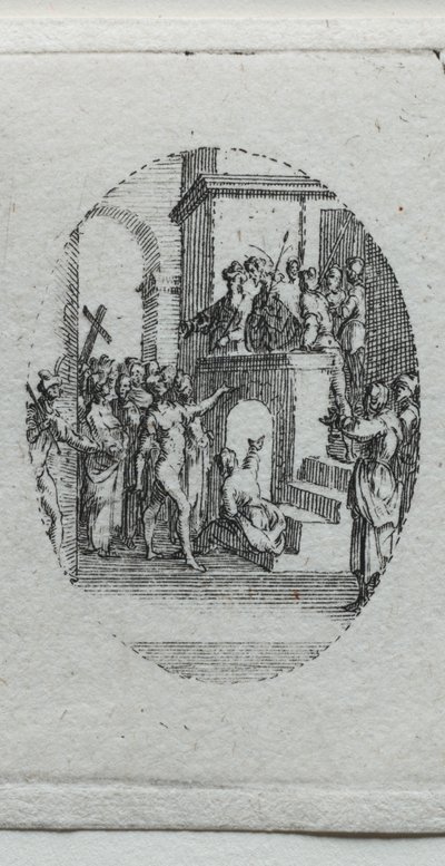 Les Mystères de la Passion : Christ présenté au peuple - Jacques Callot