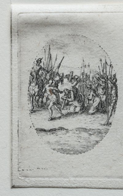 Les mystères de la Passion : Le portement de croix - Jacques Callot