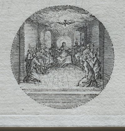 Les mystères de la Passion : La descente du Saint-Esprit - Jacques Callot