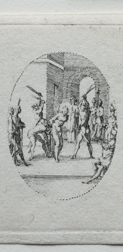 Les mystères de la Passion : La Flagellation - Jacques Callot