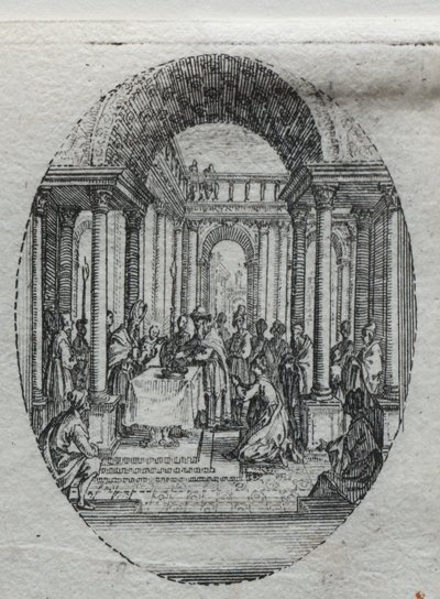 Les mystères de la Passion : La Présentation au Temple - Jacques Callot