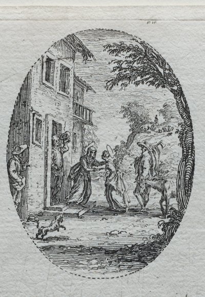 Les mystères de la Passion : La Visitation - Jacques Callot