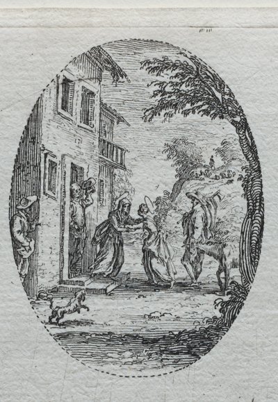 Les Mystères de la Passion : La Visitation - Jacques Callot