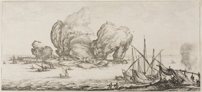 La bataille navale, de Diverses scènes conçues à Florence - Jacques Callot