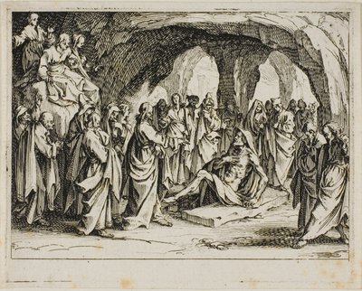 La résurrection de Lazare, extrait du Nouveau Testament - Jacques Callot