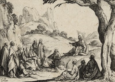 Le Sermon sur la Montagne, 1635 - Jacques Callot