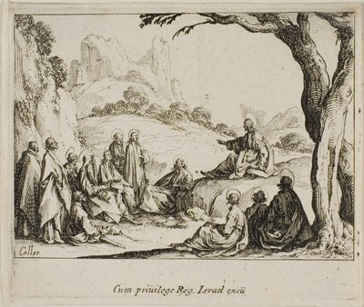 Le Sermon sur la Montagne, extrait du Nouveau Testament - Jacques Callot