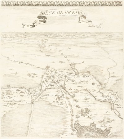 Le siège de Breda [plaque 2 de 6] - Jacques Callot