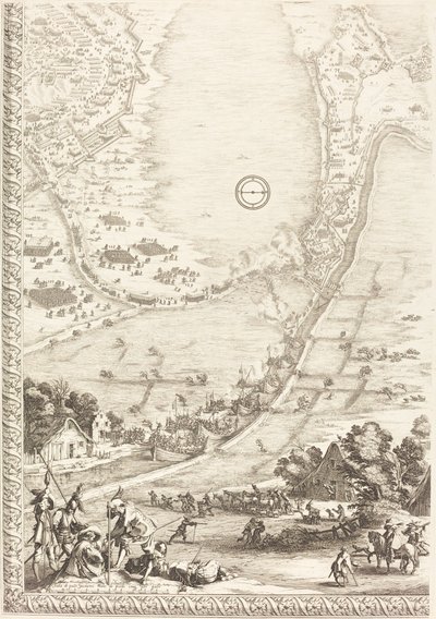 Le Siège de Breda [plaque 4 de 6] - Jacques Callot