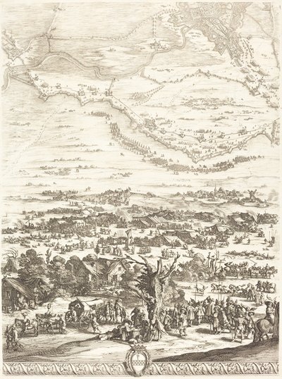 Le Siège de Breda [plaque 5 de 6], 1627-1628 - Jacques Callot