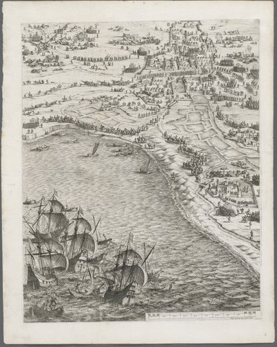 Le Siège de La Rochelle : Planche 12, 1628-1630 - Jacques Callot