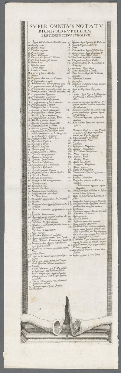 Le siège de La Rochelle : Planche 13 - Jacques Callot