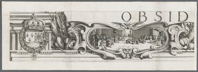 Le siège de La Rochelle : Planche 1 - Jacques Callot