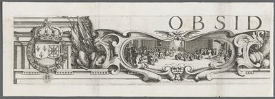 Le siège de La Rochelle : Planche 1, 1628-1630 - Jacques Callot