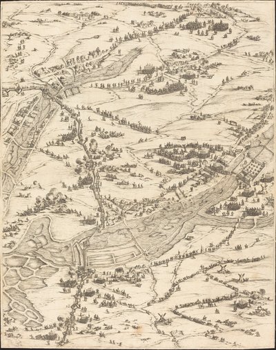 Le Siège de La Rochelle [plaque 7 de 16; ensemble comprend 1952.8.97-112] - Jacques Callot