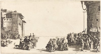 Le marché aux esclaves - Jacques Callot