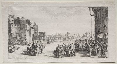 Le Marché aux Esclaves, 1629 - Jacques Callot