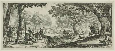 La chasse au cerf - Jacques Callot