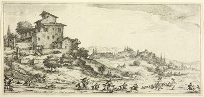 La chasse au cerf, de diverses scènes conçues à Florence - Jacques Callot