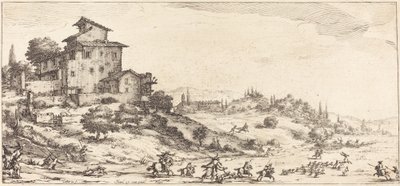 La chasse au cerf, probablement vers 1630 - Jacques Callot