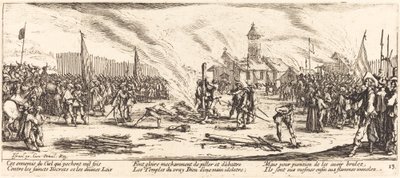 Le Bûcher, vers 1633 - Jacques Callot