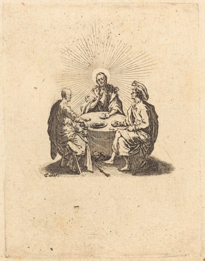 Le souper à Emmaüs - Jacques Callot